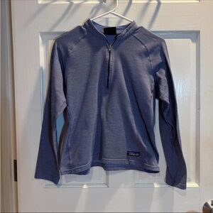 Patagonia Women’s Regulator 1/4 Zip Polartec Shirt Size M Long Sleeve Light Blue